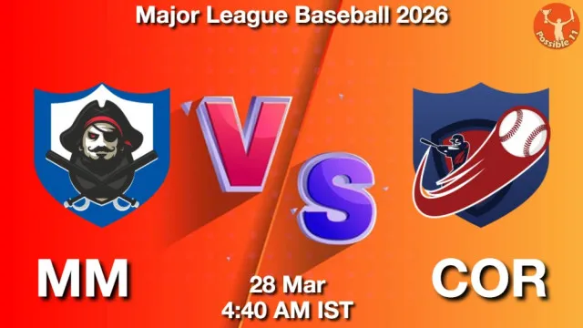 MM vs COR Match Previews and Baseball Tips
