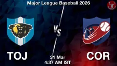 TOJ vs COR Match Result