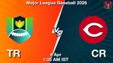 TR vs CR Dream11 Prediction, Preview & Updates - <small>Sat, 04 Apr 01:35 AM IST</small>