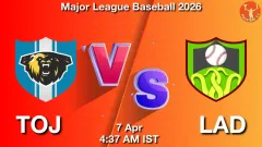 TOJ vs LAD Match Result