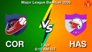 COR vs HAS - Major League
