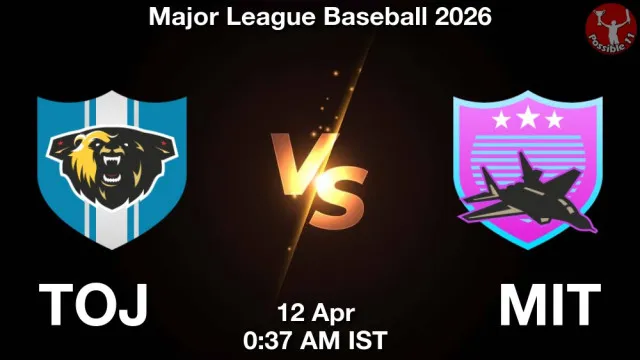 TOJ vs MIT Match Previews and Baseball Tips