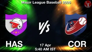 HAS vs COR - Major League