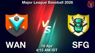 WAN vs SFG - Major League