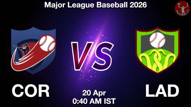 COR vs LAD Match Previews and Baseball Tips