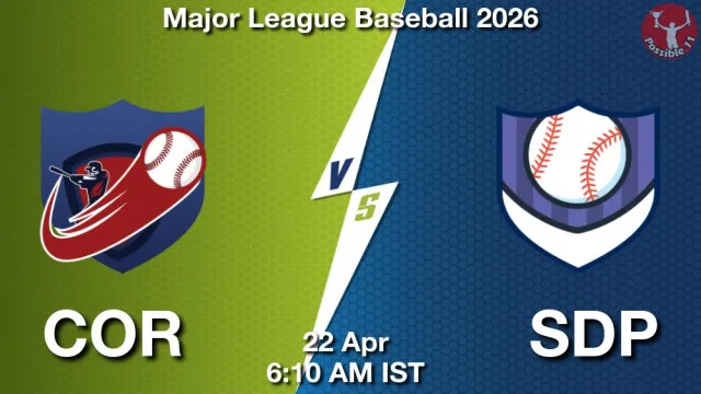 COR vs SDP Match Previews and Baseball Tips