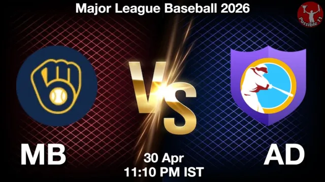 MB vs AD Match Previews and Baseball Tips