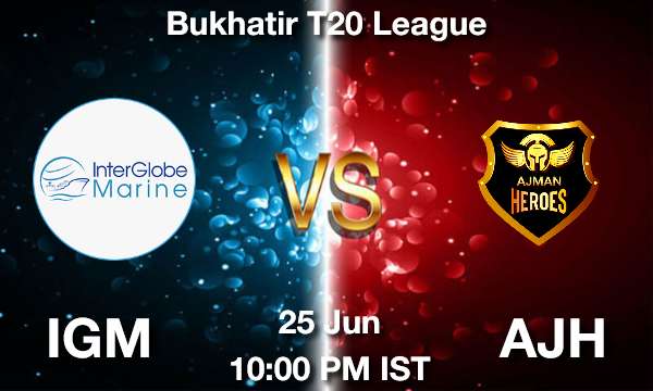IGM vs AJH Cricket Match Previews