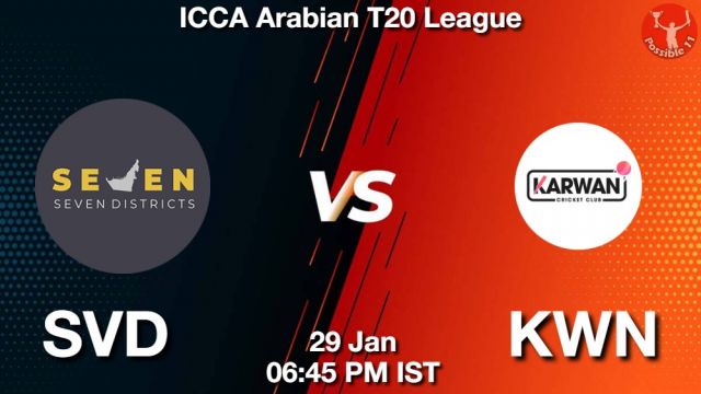 SVD vs KWN Cricket Match Preview