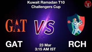 GAT vs RCH Matcch Previews