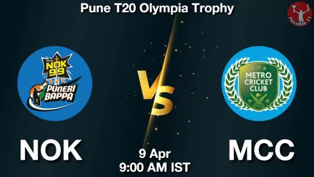 NOK vs MCC ड्रीम11 भविष्यवाणी, फैंटेसी क्रिकेट टीम - 09 अप्रैल 2024