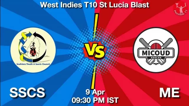 SSCS vs ME ड्रीम11 भविष्यवाणी, फैंटेसी क्रिकेट टीम - 09 अप्रैल 2024