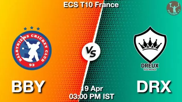 BBY vs DRX ड्रीम11 भविष्यवाणी, फैंटेसी क्रिकेट टीम - 19 अप्रैल 2024