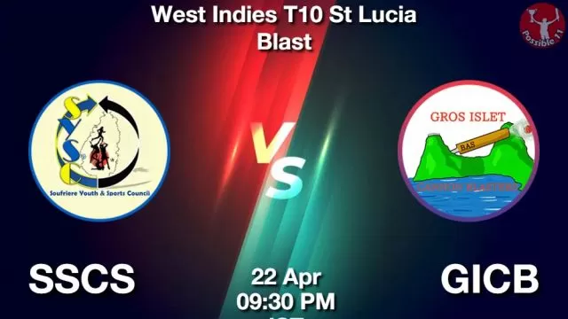 SSCS vs GICB ड्रीम11 भविष्यवाणी, फैंटेसी क्रिकेट टीम - 22 अप्रैल 2024