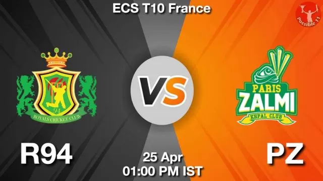 R94 vs PZ ड्रीम11 भविष्यवाणी, फैंटेसी क्रिकेट टीम - 25 अप्रैल 2024