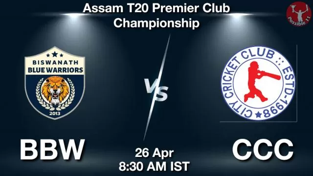 BBW vs CCC ड्रीम11 भविष्यवाणी, फैंटेसी क्रिकेट टीम - 26 अप्रैल 2024