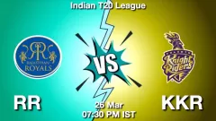 RR vs KKR Match Result