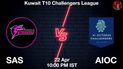 SAS vs AIOC Match Result