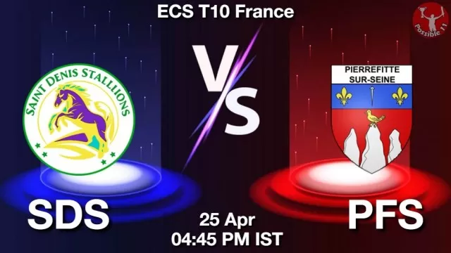 SDS vs PFS ड्रीम11 भविष्यवाणी, फैंटेसी क्रिकेट टीम - 25 अप्रैल 2025