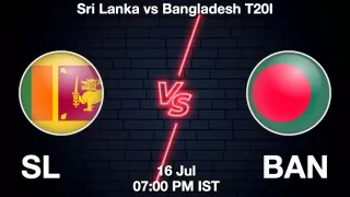 SL vs BAN