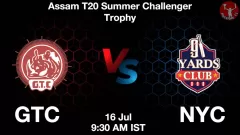 GTC vs NYC Match Result