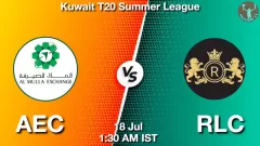 AEC vs RLC Match Prediction Picture