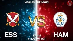 ESS vs HAM Match Prediction Picture