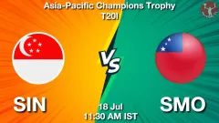 SIN vs SMO Match Result