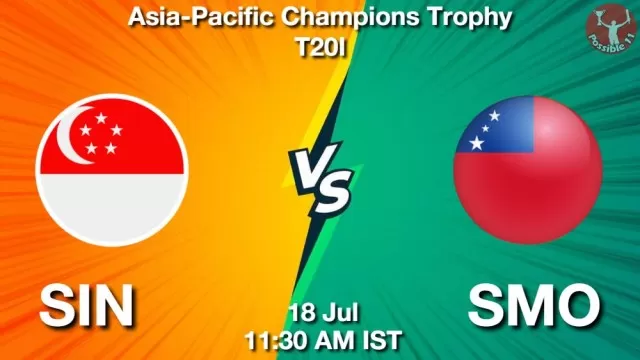SIN vs SMO Dream11 Fantasy Prediction SIN vs SMO Dream11 Team Prediction, Fantasy Cricket Tips