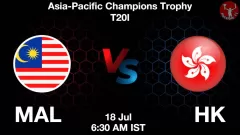 MAL vs HK Match Result