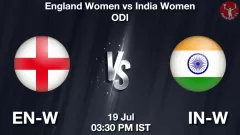 EN-W vs IN-W Match Prediction Picture