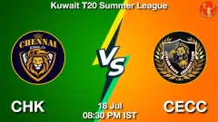 CHK vs CECC Match Prediction Picture