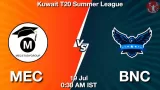 MEC vs BNC Match Prediction & Fantasy Tips - <small>Sat, 19 Jul 12:30 AM IST</small>