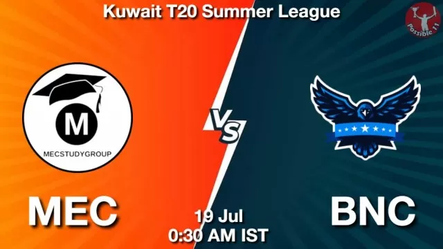 MEC vs BNC Dream11 Team Prediction, Fantasy Cricket Tips