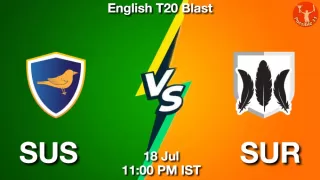 SUS vs SUR Dream11 Prediction