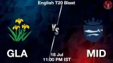 GLA vs MID Match Prediction & Fantasy Tips - <small>Fri, 18 Jul 11:00 PM IST</small>