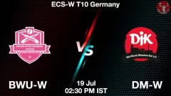 BWU-W vs DM-W Match Prediction Picture