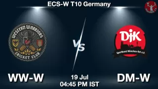 WW-W vs DM-W
