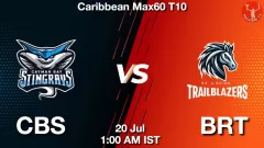 CBS vs BRT Match Prediction Picture