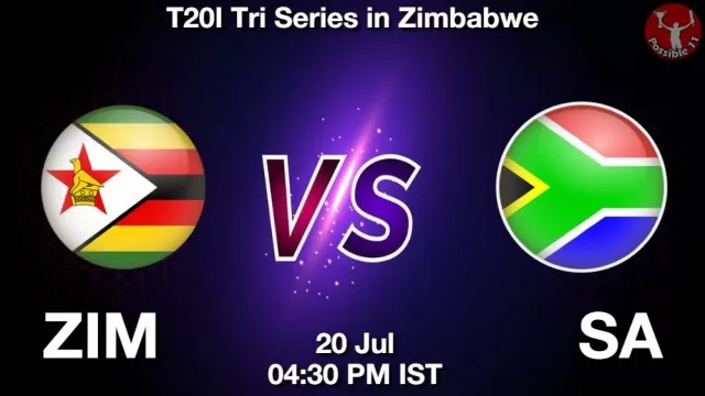 ZIM vs SA Dream11 Fantasy Prediction ZIM vs SA Dream11 Team Prediction, Fantasy Cricket Tips