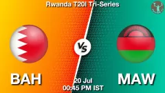 BAH vs MAW Match Result