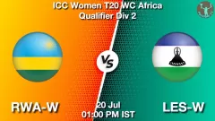 RWA-W vs LES-W Match Result