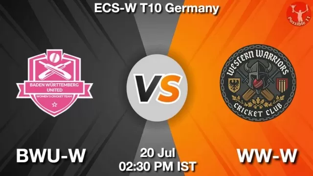BWU-W vs WW-W ड्रीम11 भविष्यवाणी, फैंटेसी क्रिकेट टीम - 20 जुलाई 2025