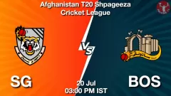 SG vs BOS Match Result