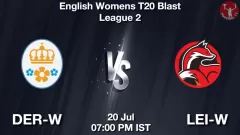 DER-W vs LEI-W Match Prediction Picture