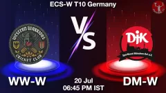 WW-W vs DM-W Match Prediction Picture