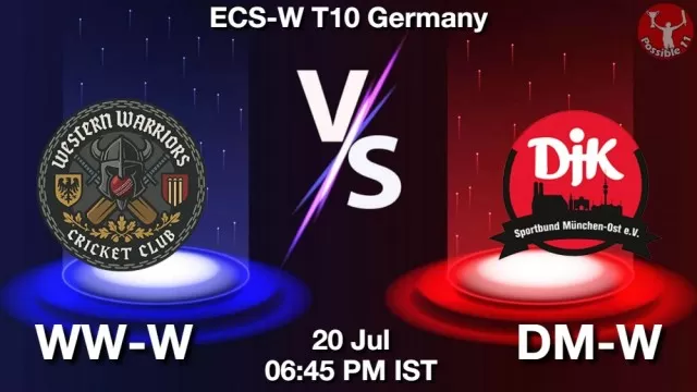 WW-W vs DM-W Dream11 Fantasy Prediction WW-W vs DM-W Dream11 Team Prediction, Fantasy Cricket Tips
