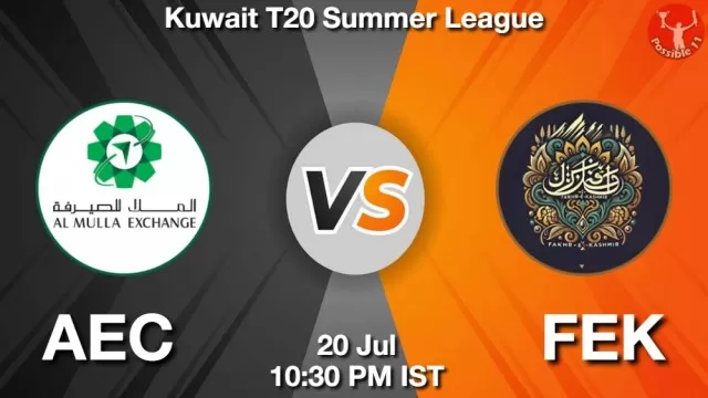 AEC vs FEK Dream11 Fantasy Prediction AEC vs FEK Dream11 Team Prediction, Fantasy Cricket Tips
