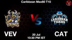 VEV vs CAT Match Prediction Picture