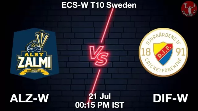 ALZ-W vs DIF-W Dream11 Fantasy Prediction ALZ-W vs DIF-W Dream11 Team Prediction, Fantasy Cricket Tips